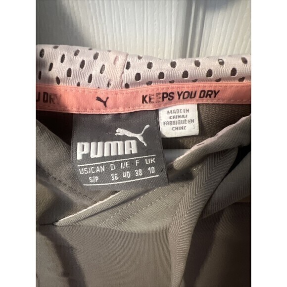 Puma Hoodie Sz‎ Small Women’s Dry Fit Crop Sweatshirt Logo. In Great Condition - Picture 2 of 6